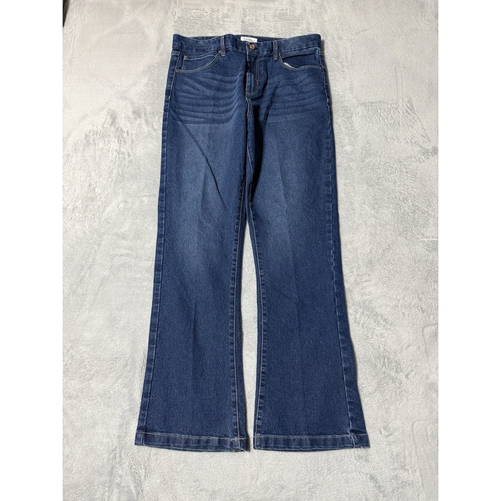 Nicole Miller Jeans Womens 14 Soho High Rise Bootcut Blue 33x29